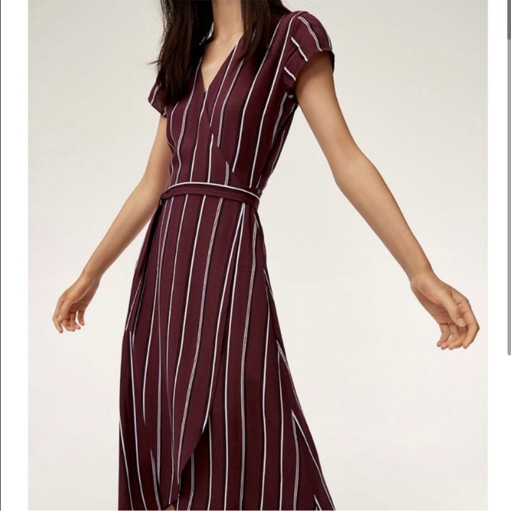 Aritzia Wilfred Free Jessa Wrap Dress